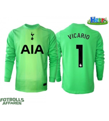 Tottenham Hotspur Guglielmo Vicario #1 Målvakt Hemmatröja 2025-26 Långärmad